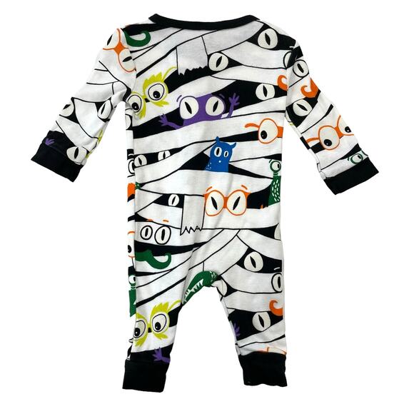 Hyde and Eek Boutique Unisex Halloween Creatures One Piece Sleeper 3-6 Months - Picture 2 of 4